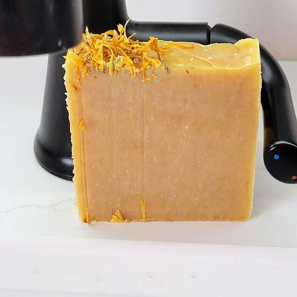 Lemongrass Calendula Handcrafted Soap - Picture 3 of 3